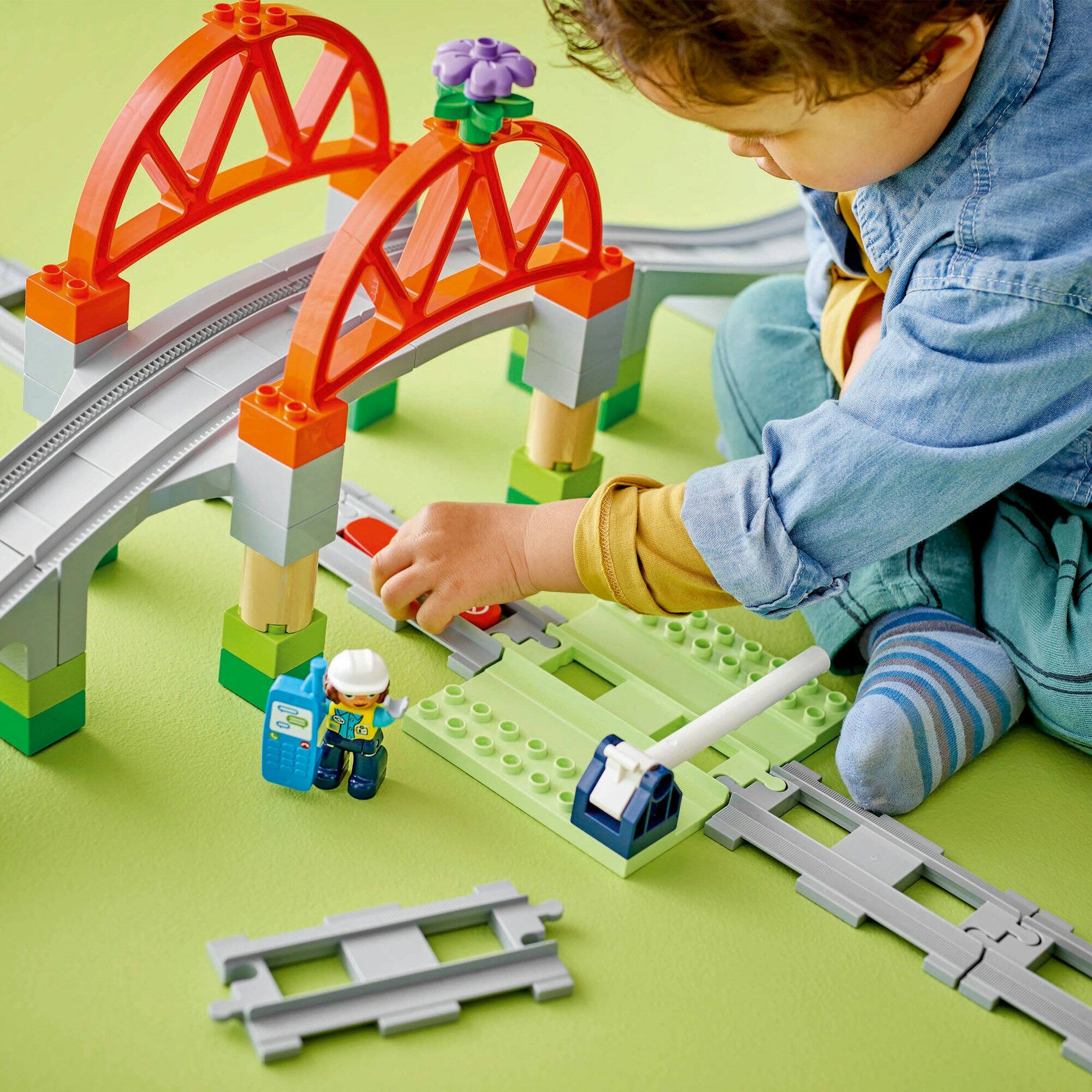 LEGO® DUPLO® Town Train Bridge and Tracks Expansion Set 10426